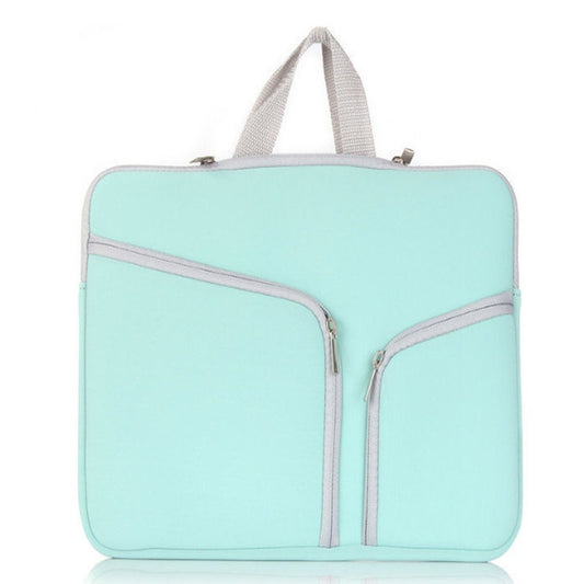 T228 Diving Material Computer Bag Multi-pocket Laptop Liner Bag, Size: 14 Inch(Mint Green) - 14.1 inch by buy2fix | Online Shopping UK | buy2fix