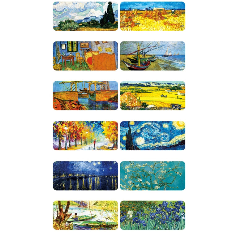 300x800x2mm Locked Am002 Large Oil Painting Desk Rubber Mouse Pad(Starry Night) - Mouse Pads by buy2fix | Online Shopping UK | buy2fix