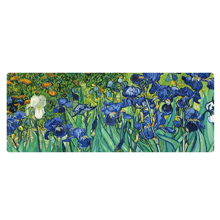 300x800x5mm Locked Am002 Large Oil Painting Desk Rubber Mouse Pad(Iris) - Mouse Pads by buy2fix | Online Shopping UK | buy2fix