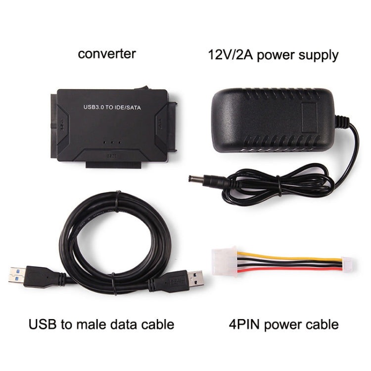 USB3.0 To SATA / IDE Easy Drive Cable External Hard Disk Adapter, Specification: AU  Plug - USB to IDE / SATA by buy2fix | Online Shopping UK | buy2fix