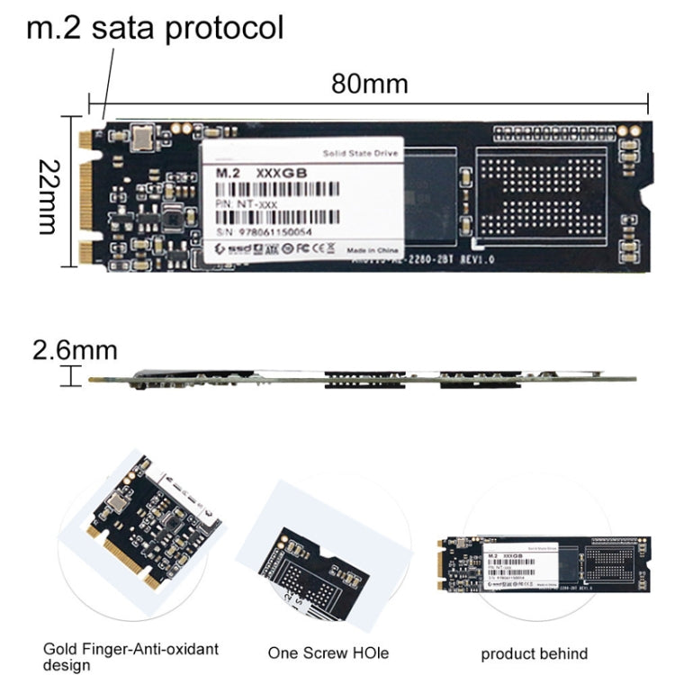 M.2 2.5 Inch High-speed SSD Solid State Drive, Capacity: 128GB - Computer & Networking by buy2fix | Online Shopping UK | buy2fix