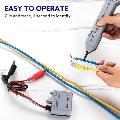 200EP High Accuracy Cable Toner Detector Finder Tester - Lan Cable and Tools by buy2fix | Online Shopping UK | buy2fix