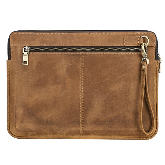 CONTACTS FAMILY Leather Laptop Sleeve For Macbook Pro 14.2 Inch(Brown) - 14.1 inch by CONTACTS FAMILY | Online Shopping UK | buy2fix