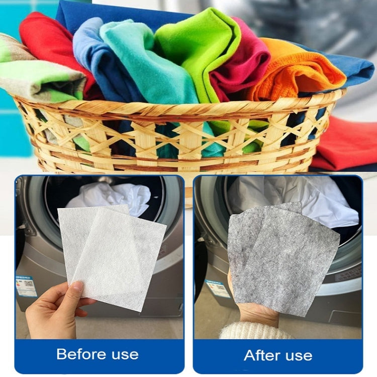 3 PCS Prevent The Dyeing Laundry Stain-absorbing Sheet Laundry Paper(50 PCS/Box) - Home & Garden by buy2fix | Online Shopping UK | buy2fix