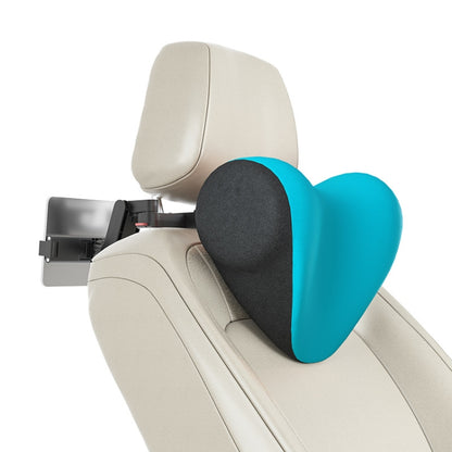 A09 Car Seat Headrest Memory Foam Comfortable Neck Pillow, Style: With Stand  (Blue) - In Car by buy2fix | Online Shopping UK | buy2fix