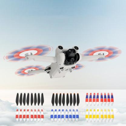 8 PCS 6030F Double Sided Colorful Low Noise Wing Propellers For DJI Mini 3 Pro, Color:  White Yellow - DIY Propeller by buy2fix | Online Shopping UK | buy2fix