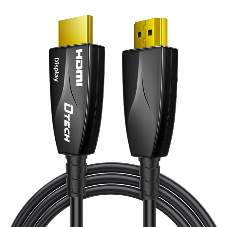 DTECH HDMI 2.0 Version Fiber Optical Line 4K 60Hz Large Screen TV Engineering Wiring, Length: 50m - Cable by DTECH | Online Shopping UK | buy2fix