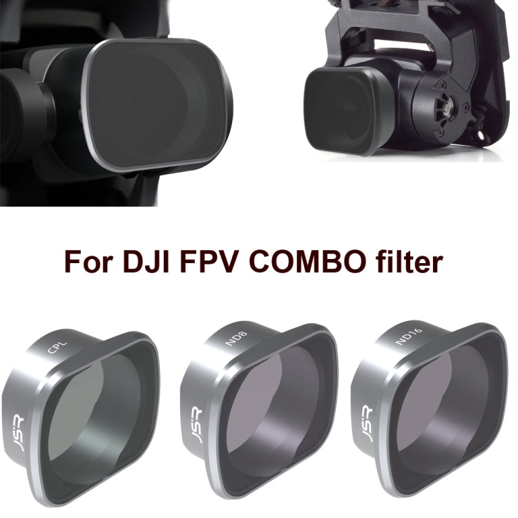 JSR Drone Filters for DJI FPV COMBO ,Model: UV+CPL+ND4+ND8+ND16+ND32 - DJI & GoPro Accessories by JSR | Online Shopping UK | buy2fix