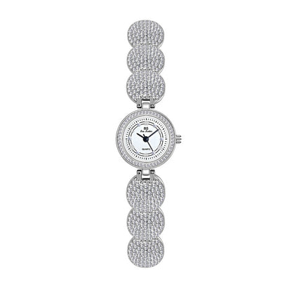 BS Bee Sister  FA1606 Diamond Inlaid Ladies Watch Jewelry Chain Watch(Silver) - Alloy Watches by BS Bee Sister | Online Shopping UK | buy2fix