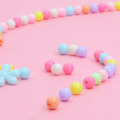24 Grid Acrylic Beaded Kids DIY Necklace Bracelet Toys(Crystal No. 1) - DIY Developmental Toys by buy2fix | Online Shopping UK | buy2fix