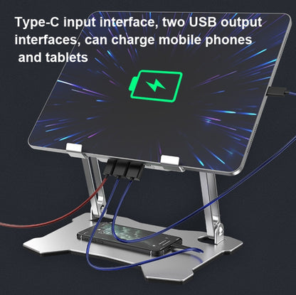 X16 Tablet PC Holder Aluminum Alloy Laptop Radiator with 4 Fans - Computer & Networking by buy2fix | Online Shopping UK | buy2fix