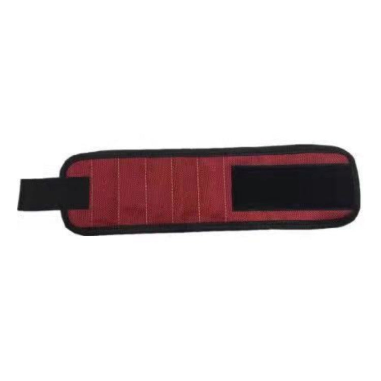 Electric Woodworking Multifunctional Powerful Magnetic Wrist Strap, Style: Five Rows Red - Others by buy2fix | Online Shopping UK | buy2fix