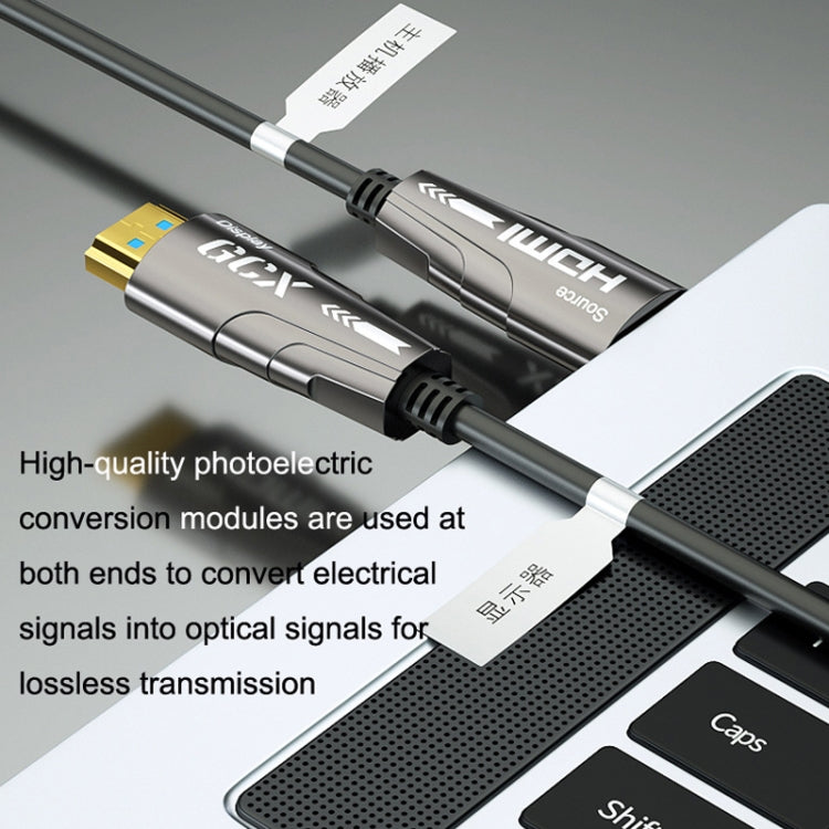 HDMI 2.0 Male To HDMI 2.0 Male 4K HD Active Optical Cable, Cable Length: 50m - Audio Optical Cables by buy2fix | Online Shopping UK | buy2fix