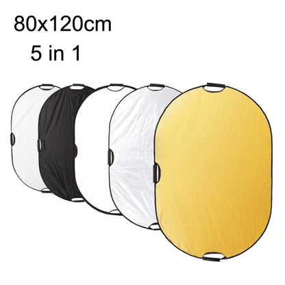 Selens  5 In 1 (Gold / Silver  / White / Black / Soft Light) Folding Reflector Board, Size: 80x120cm -  by Selens | Online Shopping UK | buy2fix