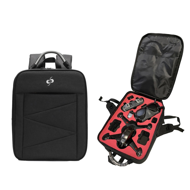 For DJI FPV Drone Shoulder Bag Waterproof Wear-resistant Oxford Fabric Storage Bag(Black) - DJI & GoPro Accessories by buy2fix | Online Shopping UK | buy2fix