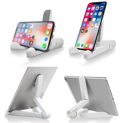 54356 Multifunctional Desktop Universal Foldable Triangular Phone Holder(Black) - Desktop Holder by buy2fix | Online Shopping UK | buy2fix