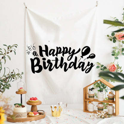 GT282 Birthday Background Cloth Party Scene Arranges Children Photos, Size: 150x200cm Velvet Cloth(3) - Camera Accessories by buy2fix | Online Shopping UK | buy2fix