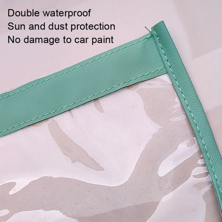 Electric Vehicle Charging Port Magnetic Transparent Rain Cover(Green) - In Car by buy2fix | Online Shopping UK | buy2fix