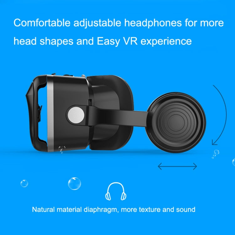 VRSHINECON G04EA+B03 Handle 7th VR Glasses 3D Virtual Reality Game Digital Glasses With Headset - Consumer Electronics by VRSHINECON | Online Shopping UK | buy2fix