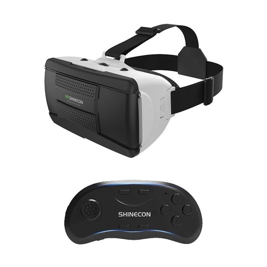 VRSHINECON G06B+B01 Handle VR Glasses Phone 3D Virtual Reality Game Helmet Head Wearing Digital Glasses - Consumer Electronics by VRSHINECON | Online Shopping UK | buy2fix