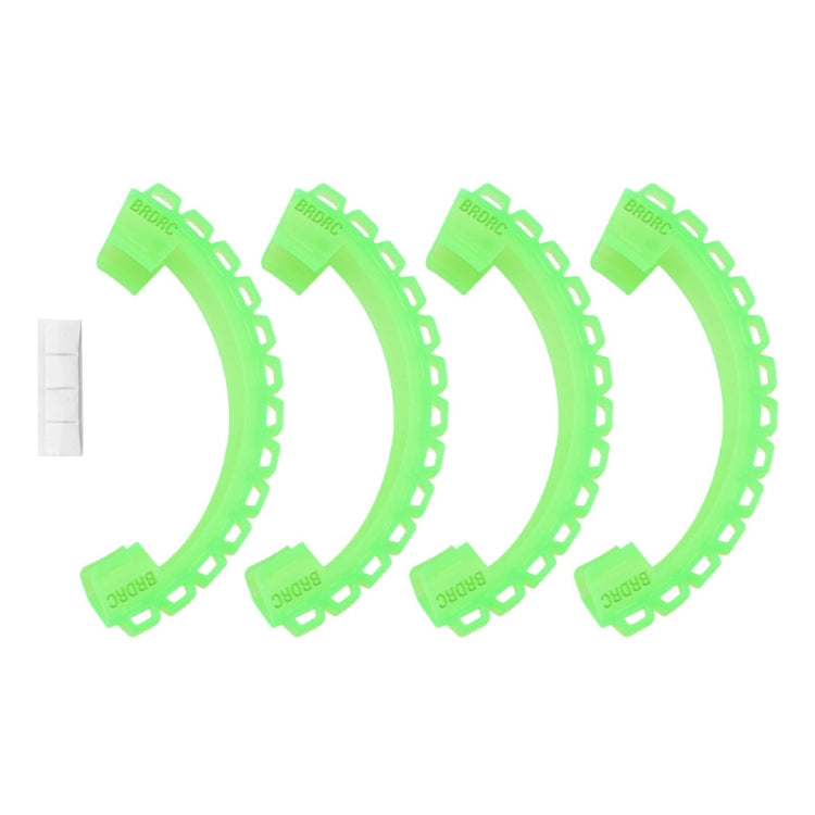 For DJI Avata BRDRC-9604 4pcs Drone Propeller TPU Protective Guard UAV Bumper Anti-collision Ring Cover(Green) - DJI & GoPro Accessories by BRDRC | Online Shopping UK | buy2fix