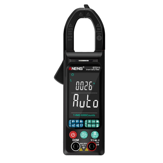ANENG Large Screen Multi-Function Clamp Fully Automatic Smart Multimeter, Specification: ST211 Black - Consumer Electronics by ANENG | Online Shopping UK | buy2fix