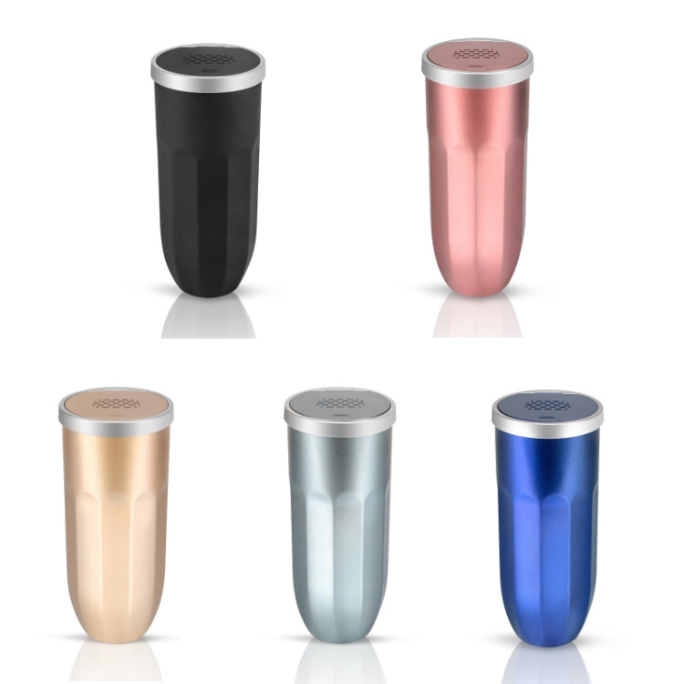 Car Storage Tube Cup Holder Miscellaneous Trash Can With Aroma Diffuser(Champagne Color) - In Car by buy2fix | Online Shopping UK | buy2fix