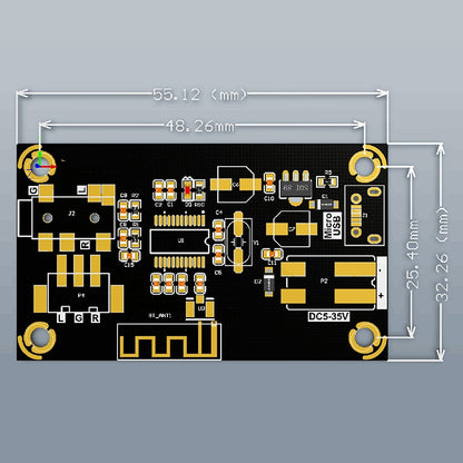 AS1711BT MP3 Bluetooth4.2  Decoding Board DIY Speaker Power Amplifier Board Non-destructive Vehicle Audio Receiver Module - Breadboard / Amplifier Board by buy2fix | Online Shopping UK | buy2fix