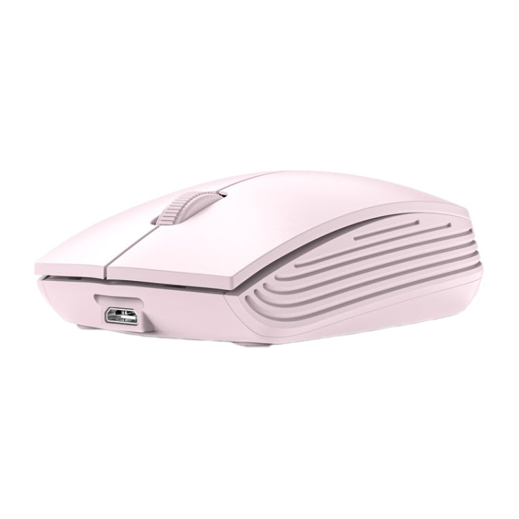 811 3 Keys Laptop Mini Wireless Mouse Portable Optical Mouse, Spec: Charging Version (Pink) - Wireless Mice by buy2fix | Online Shopping UK | buy2fix