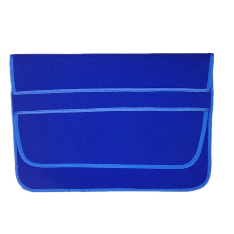 14 Inch Neoprene Laptop Lining Bag Horizontal Section Flap Clutch Bag(Blue) - 14.1 inch by buy2fix | Online Shopping UK | buy2fix