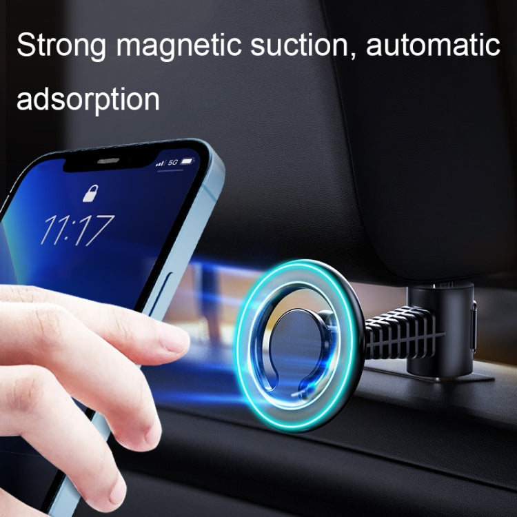 D19 Car Magnetic Mobile Phone Holder Rotatable Metal Navigation Bracket, Spec: Extended (Silver) - In Car by buy2fix | Online Shopping UK | buy2fix