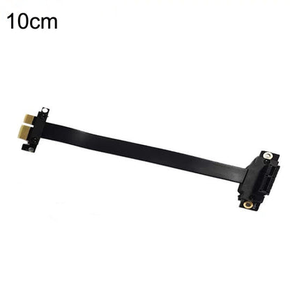 PCI-E 3.0 1X 180-degree Graphics Card Wireless Network Card Adapter Block Extension Cable, Length: 10cm -  by buy2fix | Online Shopping UK | buy2fix