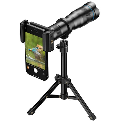 Apexel APL-36XJJ020 36X HD Telescope Universal Telephoto Phone Lens + Clip + Tripod Set - Macro & Wide-angle by APEXEL | Online Shopping UK | buy2fix