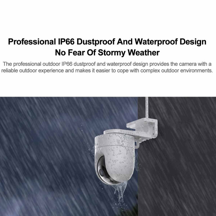 Original Xiaomi CW400 Outdoor Camera 2.5K Ultra HD Smart Full Color Night Vision IP66 Waterproof, US Plug(White) - Security by Xiaomi | Online Shopping UK | buy2fix