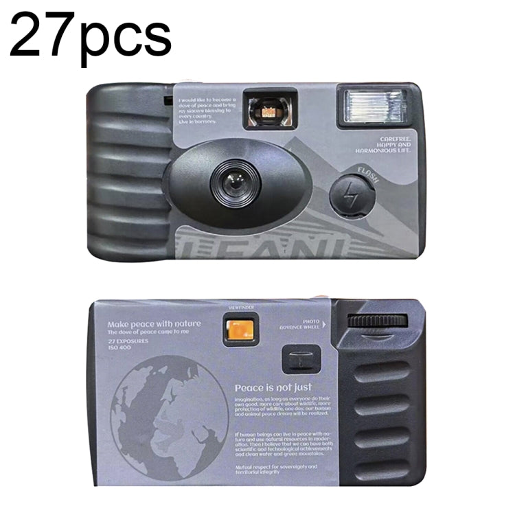 27pcs LFANI Retro Film Camera Waterproof Cartoon Decorative Stickers without Camera - Consumer Electronics by buy2fix | Online Shopping UK | buy2fix