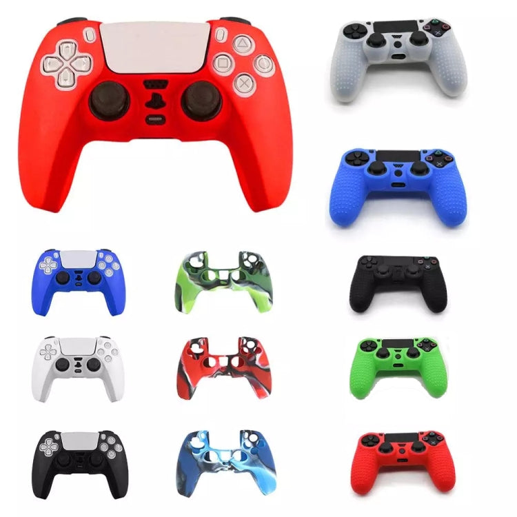 For PS5 Controller Silicone Case Protective Cover, Product color: Black - Cases by buy2fix | Online Shopping UK | buy2fix