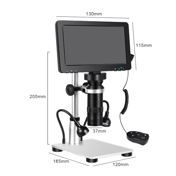 1200X 7-Inch HD Display Multifunctional Maintenance Inspection Digital Microscope(DM9-S) - Consumer Electronics by buy2fix | Online Shopping UK | buy2fix