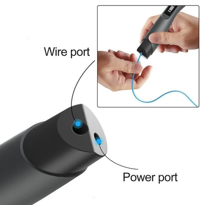 SL-300  3D Printing Pen 8 Speed Control High Temperature Version Support PLA/ABS Filament With UK Plug(Dark Blue) - Consumer Electronics by buy2fix | Online Shopping UK | buy2fix