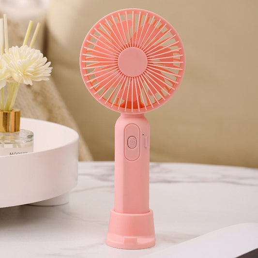 M9 Handheld Mini Fan Outdoor USB Charging Desktop Fan 800mAh(Pink) - Consumer Electronics by buy2fix | Online Shopping UK | buy2fix