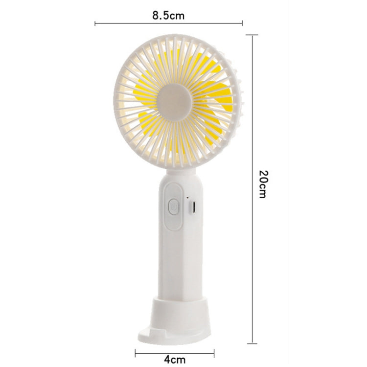 M9 Handheld Mini Fan Outdoor USB Charging Desktop Fan 800mAh(White) - Consumer Electronics by buy2fix | Online Shopping UK | buy2fix