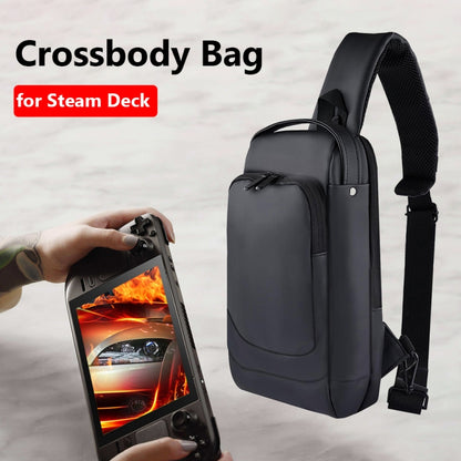 For Steam Deck Game Console Crossbody Bag Shoulder Carry Bag Chest Bag(Black) - Accessories by buy2fix | Online Shopping UK | buy2fix