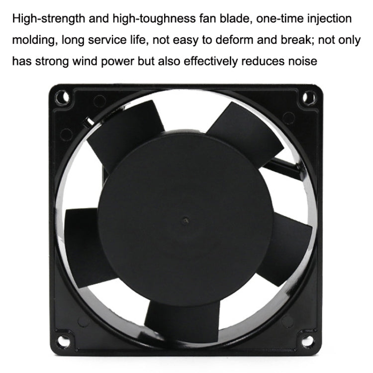 110V Double Ball Bearing 9cm Silent Chassis Cabinet Heat Dissipation Fan - Fan Cooling by buy2fix | Online Shopping UK | buy2fix