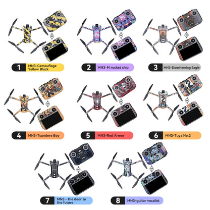 For DJI Mini 3 Pro Remote Control Body Sticker ,Spec: RC With Screen(Camouflage) - Stickers by RCSTQ | Online Shopping UK | buy2fix