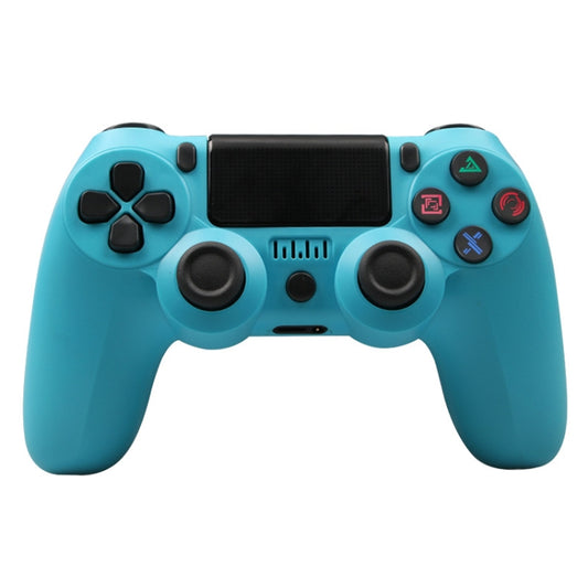 For PS4 Wireless Bluetooth Game Controller With Light Strip Dual Vibration Game Handle(Blue) - Gamepads by buy2fix | Online Shopping UK | buy2fix