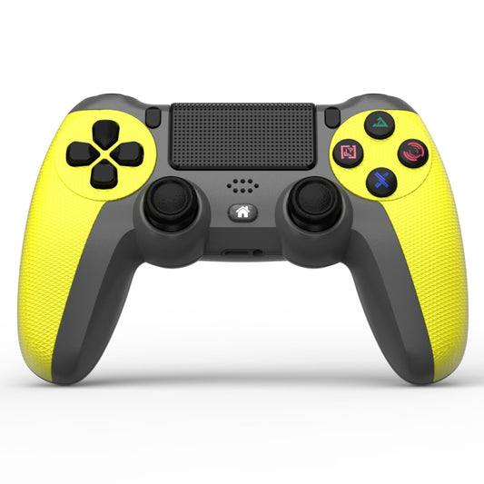 KM048 For PS4 Bluetooth Wireless Gamepad Controller 4.0 With Light Bar(Lemon Yellow) - Gamepads by buy2fix | Online Shopping UK | buy2fix