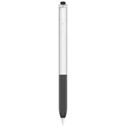 For Apple Pencil 2 AhaStyle PT-LC05 Jelly Style Translucent Silicone Protective Pen Case(Black) - Pencil Accessories by AhaStyle | Online Shopping UK | buy2fix