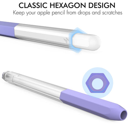 For Apple Pencil 2 AhaStyle PT-LC05 Jelly Style Translucent Silicone Protective Pen Case(Mint) - Pencil Accessories by AhaStyle | Online Shopping UK | buy2fix