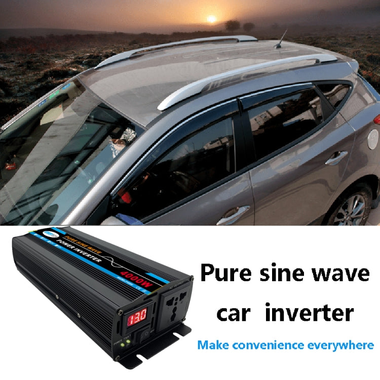 3000W 24V to 220V High Power Car Pure Sine Wave Inverter Power Converter - Pure Sine Wave by buy2fix | Online Shopping UK | buy2fix