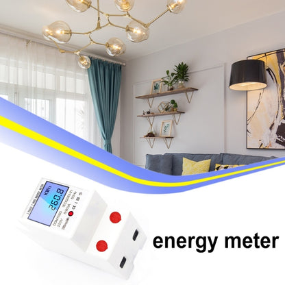 DDM15SD 15 (60) A Single-phase Multi-function Rail Meter with Backlight LCD Display - Current & Voltage Tester by buy2fix | Online Shopping UK | buy2fix