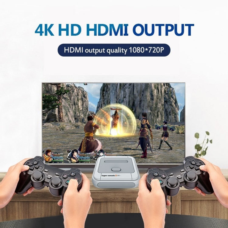 Super Console X 256G 50000+ Games Wireless 4K HD 3D Double Game Console Box, AU Plug - Pocket Console by buy2fix | Online Shopping UK | buy2fix